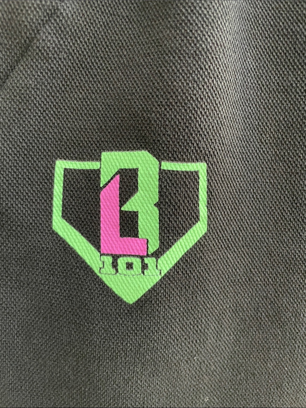 Baseball Lifestyle 101 Black Joggers with Mint Trim - Picture 2 of 5